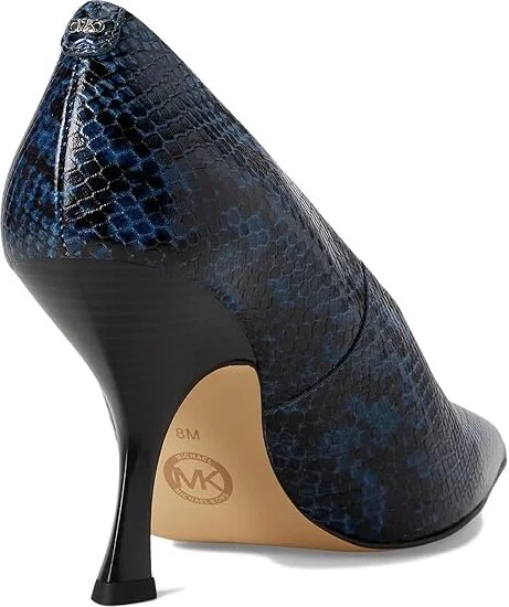 MICHAEL Michael Kors Luna High Pump High Women's Heels Chambray : 5.5 M, Leather/Rubber - Image 4
