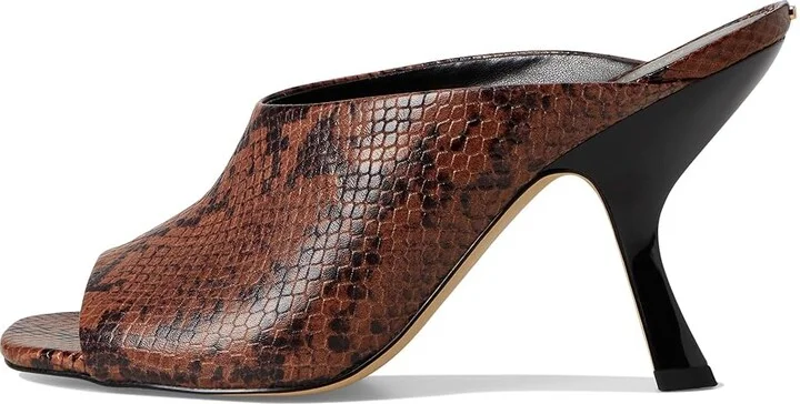 MICHAEL Michael Kors Luna Mule Sandals Women's Sandals Luggage : 7 M, Leather/Rubber - Image 6