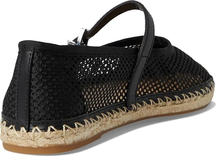 MICHAEL Michael Kors Lynn Ballet Espadrille Women's Shoes Black : 7.5 M, Leather - Image 4