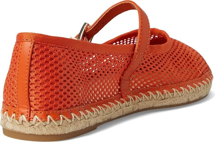 MICHAEL Michael Kors Lynn Ballet Espadrille Women's Shoes Orange Punch : 7 M, Leather - Image 4