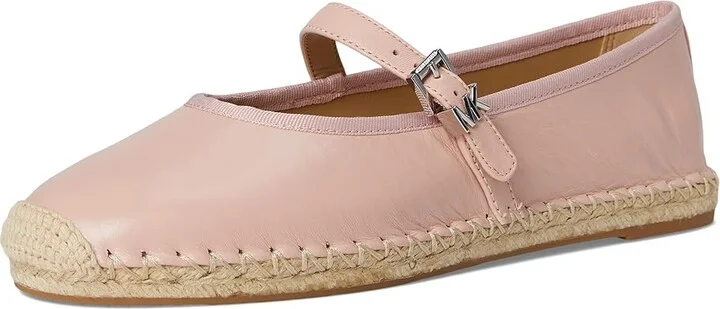 MICHAEL Michael Kors Lynn Ballet Espadrille Women's Shoes Smokey Rose : 7 M, Leather - Image 5