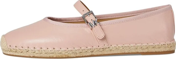 MICHAEL Michael Kors Lynn Ballet Espadrille Women's Shoes Smokey Rose : 7 M, Leather - Image 6