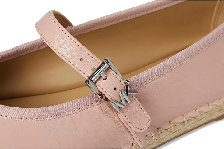 MICHAEL Michael Kors Lynn Ballet Espadrille Women's Shoes Smokey Rose : 7 M, Leather - Image 7