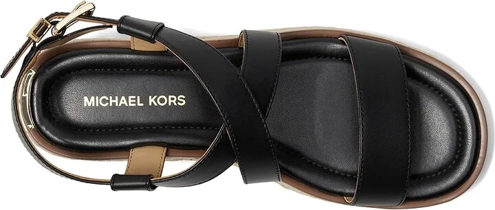 MICHAEL Michael Kors Lynn Espadrille Sandal Women's Sandals Black : 11 M, Synthetic - Image 2