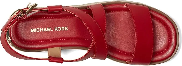 MICHAEL Michael Kors Lynn Espadrille Sandal Women's Sandals Crimson : 8.5 M, Synthetic - Image 2