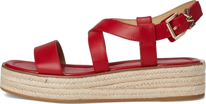 MICHAEL Michael Kors Lynn Espadrille Sandal Women's Sandals Crimson : 8.5 M, Synthetic - Image 6