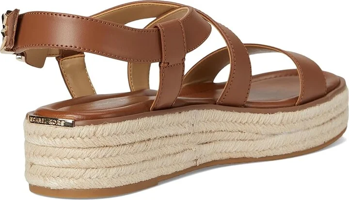 MICHAEL Michael Kors Lynn Espadrille Sandal Women's Sandals Luggage : 9.5 M, Synthetic - Image 4
