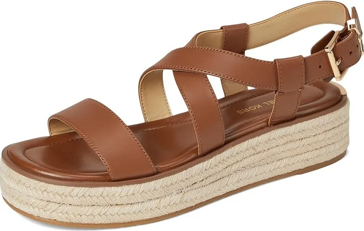 MICHAEL Michael Kors Lynn Espadrille Sandal Women's Sandals Luggage : 9.5 M, Synthetic - Image 5
