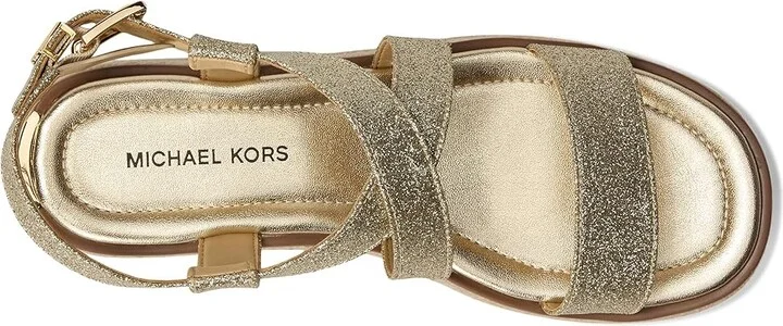 MICHAEL Michael Kors Lynn Espadrille Sandal Women's Sandals Pale Gold : 6.5 M, Synthetic - Image 2