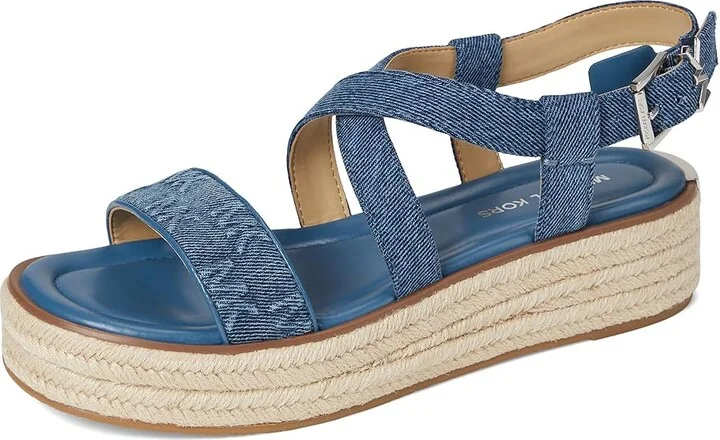 MICHAEL Michael Kors Lynn Espadrille Sandal Women's Sandals Union Wash : 11 M, Synthetic - Image 5