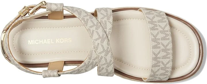 MICHAEL Michael Kors Lynn Espadrille Sandal Women's Sandals Vanilla : 7 M, Synthetic - Image 2