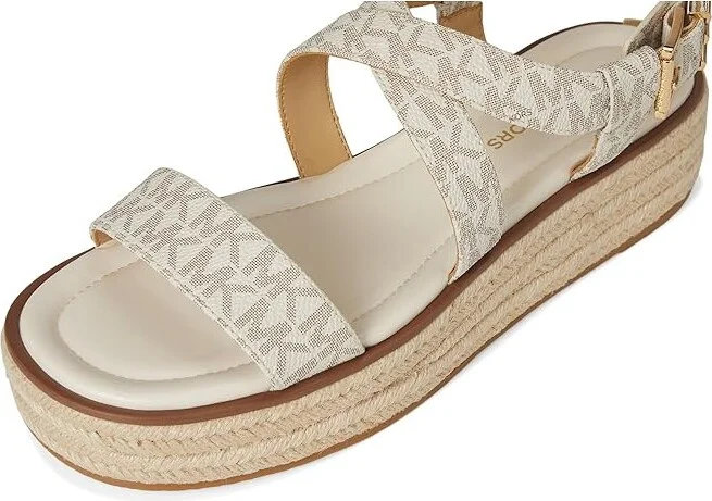 MICHAEL Michael Kors Lynn Espadrille Sandal Women's Sandals Vanilla : 7 M, Synthetic - Image 7