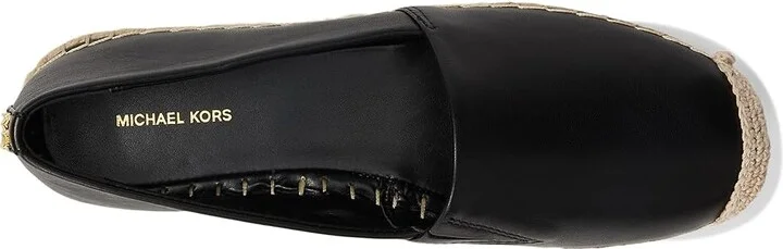 MICHAEL Michael Kors Lynn Espadrille Women's Shoes Black : 11 M, Leather - Image 2