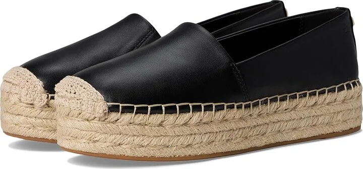 MICHAEL Michael Kors Lynn Espadrille Women's Shoes Black : 11 M, Leather