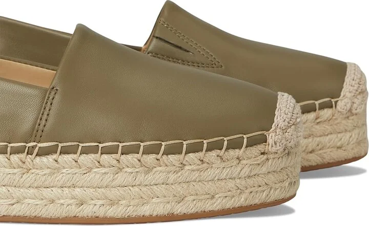 MICHAEL Michael Kors Lynn Espadrille Women's Shoes Safari Green : 9 M, Leather - Image 7