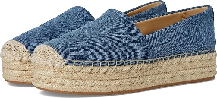 MICHAEL Michael Kors Lynn Espadrille Women's Shoes Union Wash : 6 M, Leather