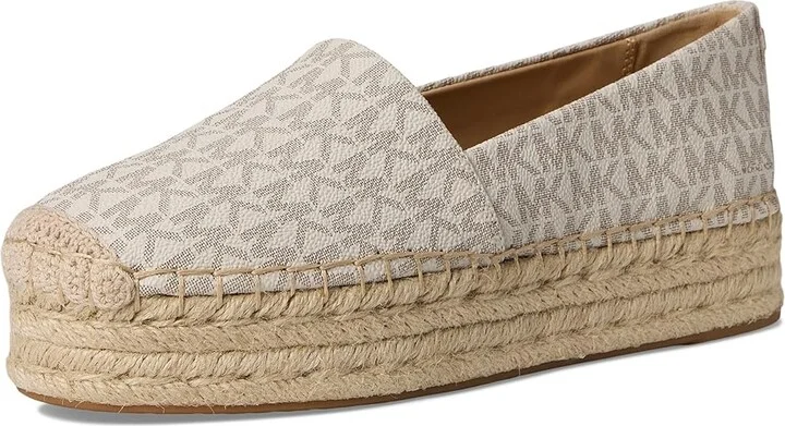 MICHAEL Michael Kors Lynn Espadrille Women's Shoes Vanilla : 8.5 M, Leather - Image 5