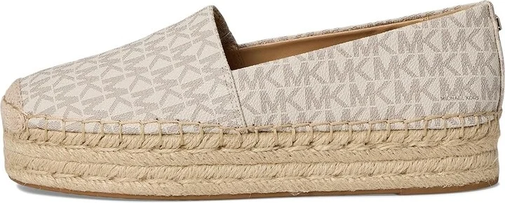 MICHAEL Michael Kors Lynn Espadrille Women's Shoes Vanilla : 8.5 M, Leather - Image 6