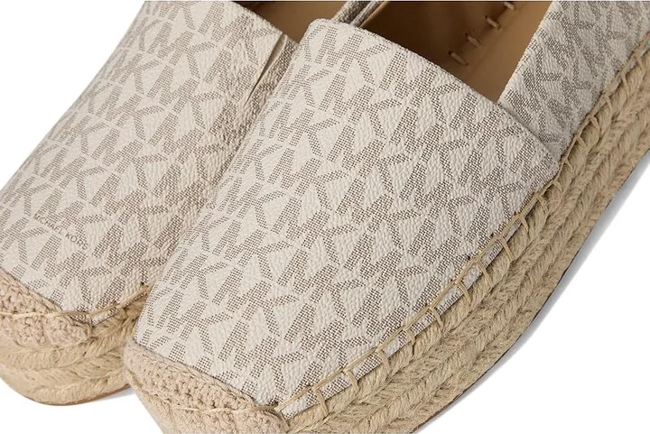 MICHAEL Michael Kors Lynn Espadrille Women's Shoes Vanilla : 8.5 M, Leather - Image 7