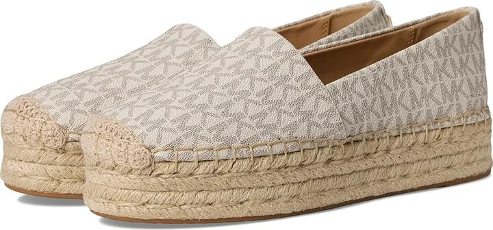 MICHAEL Michael Kors Lynn Espadrille Women's Shoes Vanilla : 8.5 M, Leather