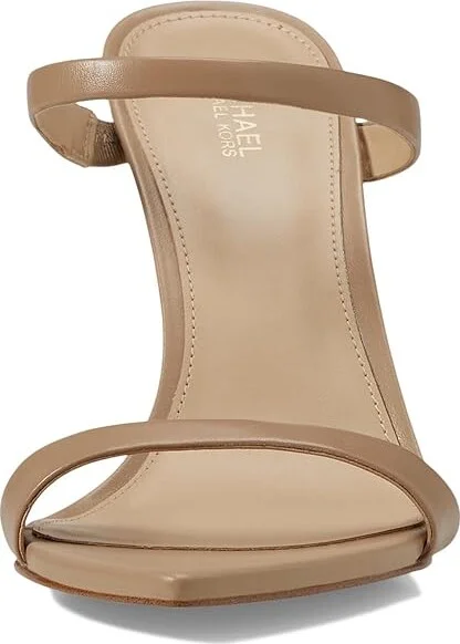 MICHAEL Michael Kors Lyssa Slide Women's Shoes Camel : 7 M, Leather - Image 2