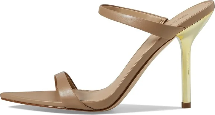 MICHAEL Michael Kors Lyssa Slide Women's Shoes Camel : 7 M, Leather - Image 5