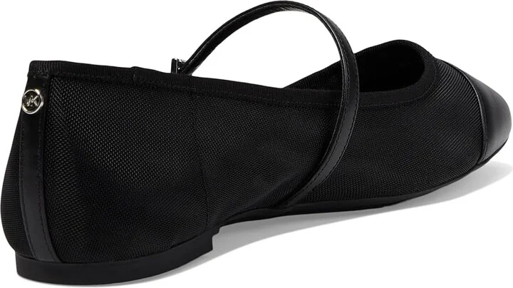 MICHAEL Michael Kors Mae Flex Ballet Women's Flat Shoes Black1 : 6 M, Leather - Image 4