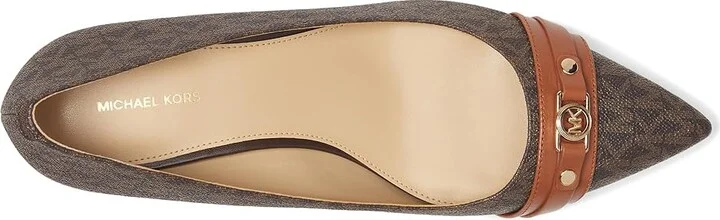 MICHAEL Michael Kors Mandy Flex Kitten Pump Women's Shoes Brown/Luggage : 10 M - Image 2