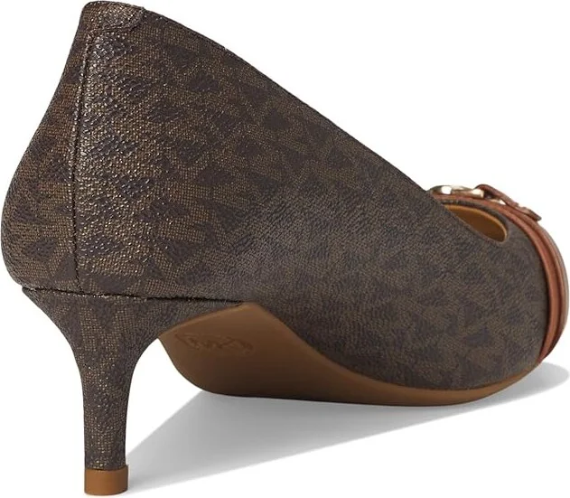 MICHAEL Michael Kors Mandy Flex Kitten Pump Women's Shoes Brown/Luggage : 10 M - Image 4