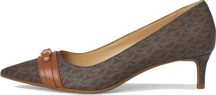 MICHAEL Michael Kors Mandy Flex Kitten Pump Women's Shoes Brown/Luggage : 10 M - Image 6