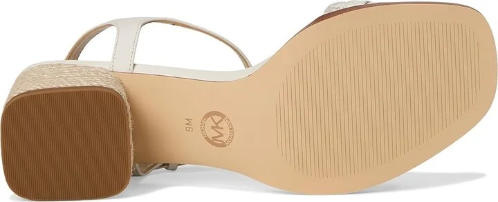 MICHAEL Michael Kors Mandy Mid Sandal Women's Sandals Van/Cream : 9.5 M, Leather - Image 3