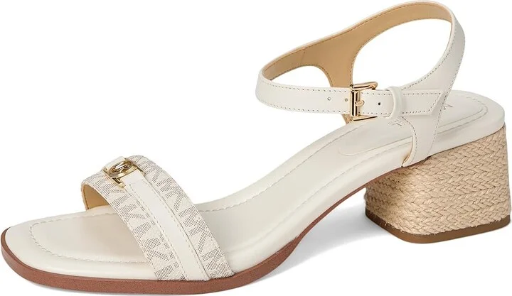 MICHAEL Michael Kors Mandy Mid Sandal Women's Sandals Van/Cream : 9.5 M, Leather - Image 5