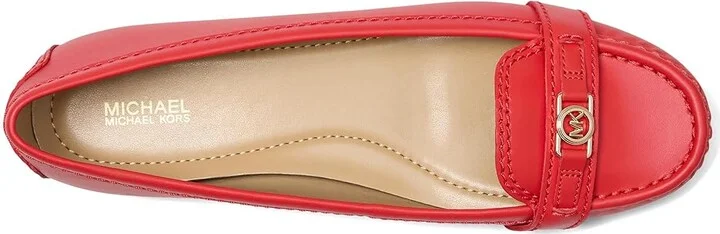 MICHAEL Michael Kors Mandy Moc Women's Flat Shoes Burnt Sienna : 6 M, Leather/Rubber - Image 2