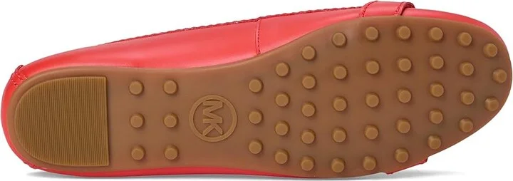 MICHAEL Michael Kors Mandy Moc Women's Flat Shoes Burnt Sienna : 6 M, Leather/Rubber - Image 3