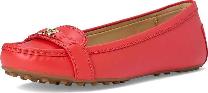 MICHAEL Michael Kors Mandy Moc Women's Flat Shoes Burnt Sienna : 6 M, Leather/Rubber - Image 5
