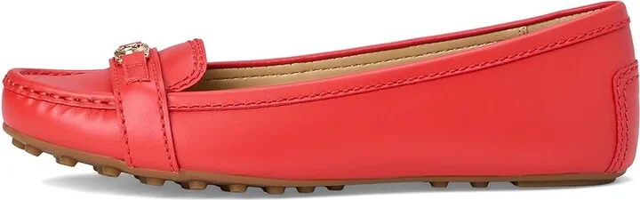 MICHAEL Michael Kors Mandy Moc Women's Flat Shoes Burnt Sienna : 6 M, Leather/Rubber - Image 6
