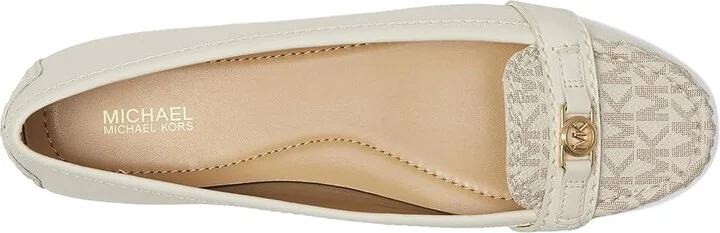 MICHAEL Michael Kors Mandy Moc Women's Flat Shoes Vanilla/Cream : 6.5 M, Leather/Rubber - Image 2