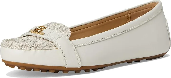 MICHAEL Michael Kors Mandy Moc Women's Flat Shoes Vanilla/Cream : 6.5 M, Leather/Rubber - Image 5