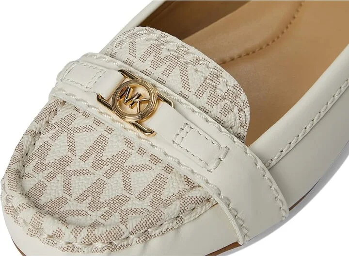 MICHAEL Michael Kors Mandy Moc Women's Flat Shoes Vanilla/Cream : 6.5 M, Leather/Rubber - Image 7