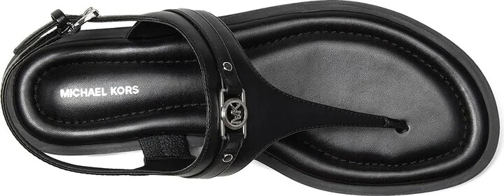 MICHAEL Michael Kors Mandy Thong Sandal Women's Sandals Black : 8.5 M, Synthetic - Image 2