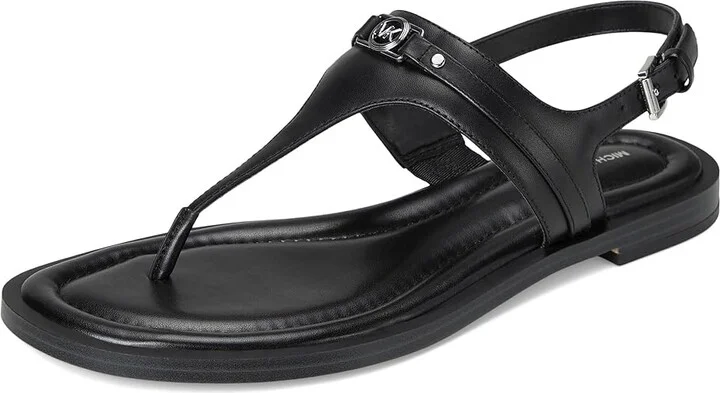 MICHAEL Michael Kors Mandy Thong Sandal Women's Sandals Black : 8.5 M, Synthetic - Image 5