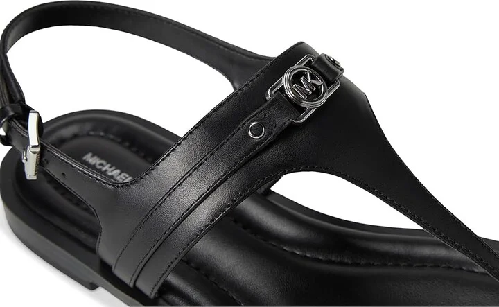 MICHAEL Michael Kors Mandy Thong Sandal Women's Sandals Black : 8.5 M, Synthetic - Image 7