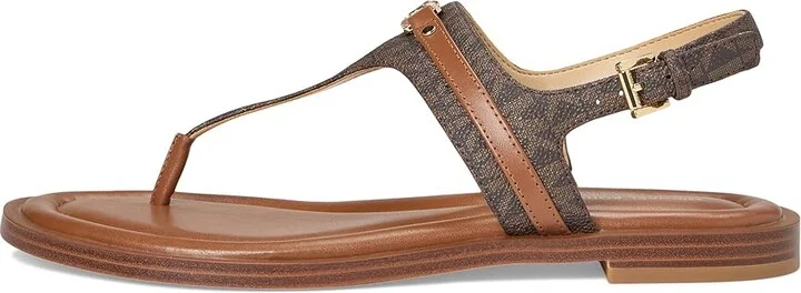 MICHAEL Michael Kors Mandy Thong Sandal Women's Sandals Brown/Luggage : 5 M, Synthetic - Image 6