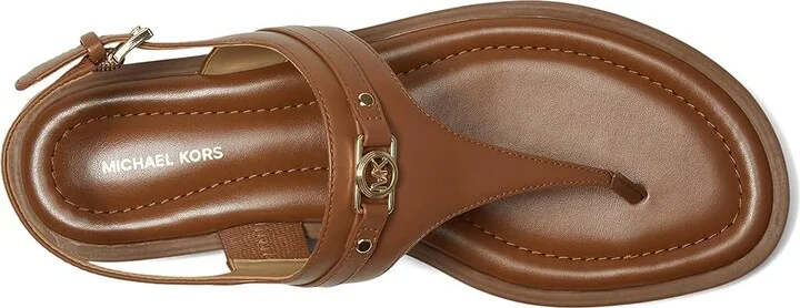 MICHAEL Michael Kors Mandy Thong Sandal Women's Sandals Luggage : 11 M, Synthetic - Image 2