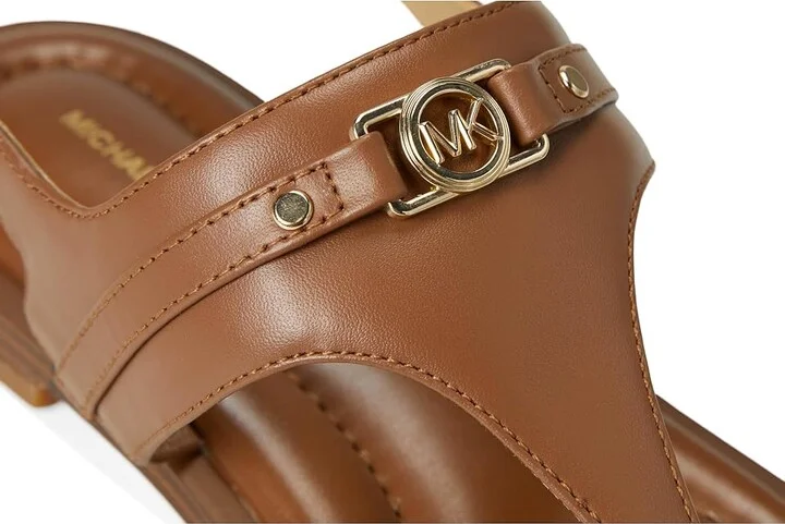MICHAEL Michael Kors Mandy Thong Sandal Women's Sandals Luggage : 11 M, Synthetic - Image 7