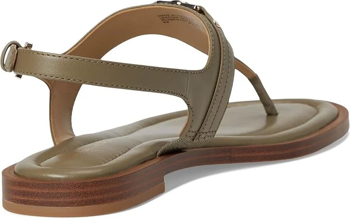 MICHAEL Michael Kors Mandy Thong Sandal Women's Sandals Safari Green : 7.5 M, Synthetic - Image 4