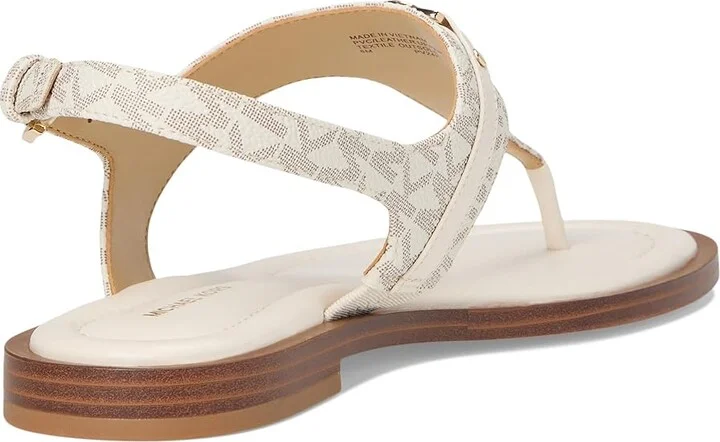 MICHAEL Michael Kors Mandy Thong Sandal Women's Sandals Vanilla/Cream : 11 M, Synthetic - Image 4
