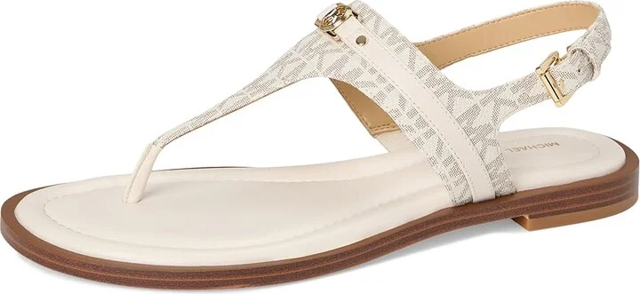MICHAEL Michael Kors Mandy Thong Sandal Women's Sandals Vanilla/Cream : 11 M, Synthetic - Image 5