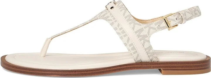 MICHAEL Michael Kors Mandy Thong Sandal Women's Sandals Vanilla/Cream : 11 M, Synthetic - Image 6