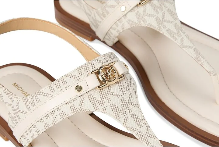 MICHAEL Michael Kors Mandy Thong Sandal Women's Sandals Vanilla/Cream : 11 M, Synthetic - Image 7